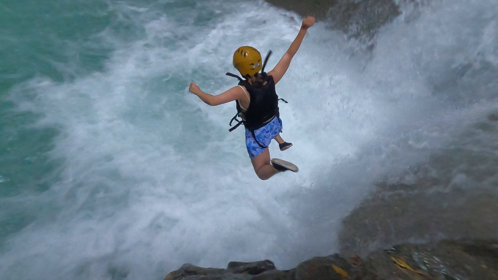 Real guest photo &mdash; private Kawasan canyoneering tour by Cebu OK Travel