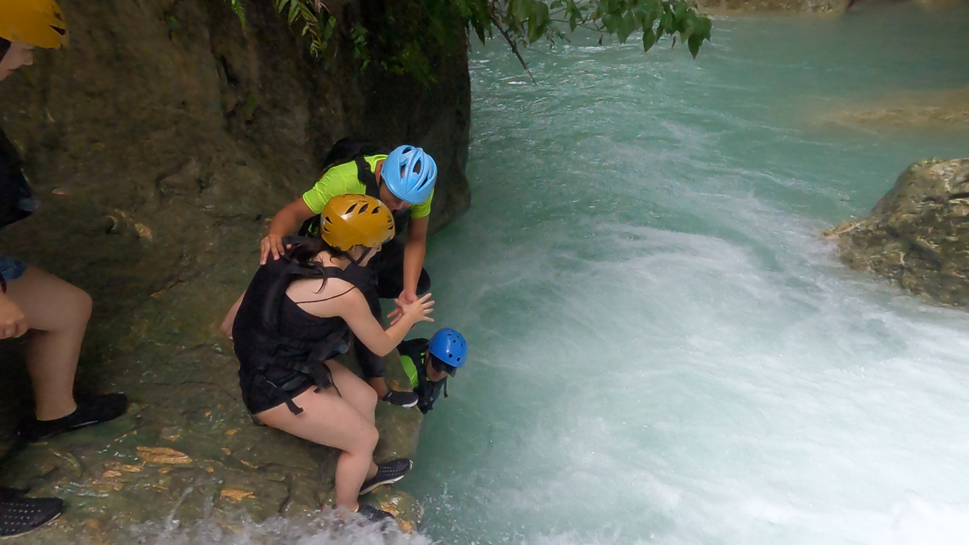Real guest photo &mdash; private Kawasan canyoneering tour by Cebu OK Travel